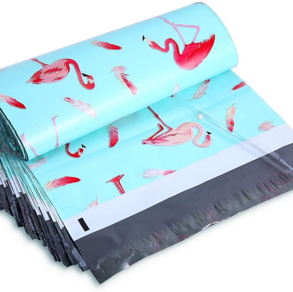 10 Flamingo Polymailers